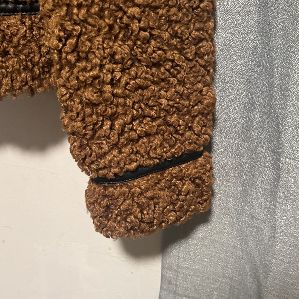 Stand Studio Women's Tan Teddy Jacket - Picture 4 of 4